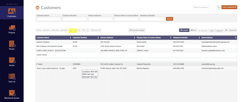 Sam With Ranger Software SAM Move Management - SAM Enterprise