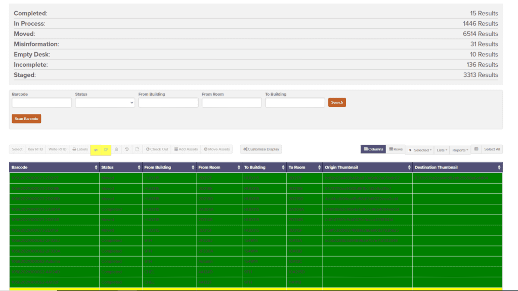 SAM Move Management - SAM Enterprise